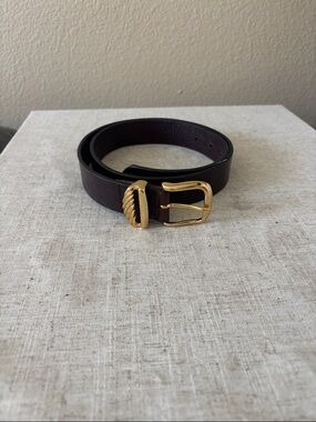 Aureum leather belt